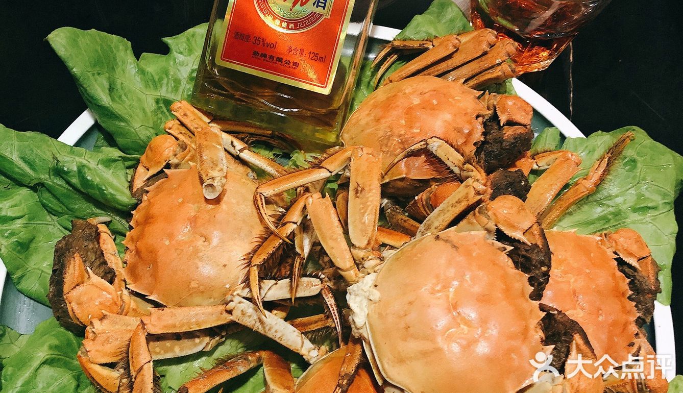 螃蟹配劲酒，有劲新吃法