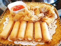 炸牛奶拼炸云吞-阿多私房菜(顺德店)
