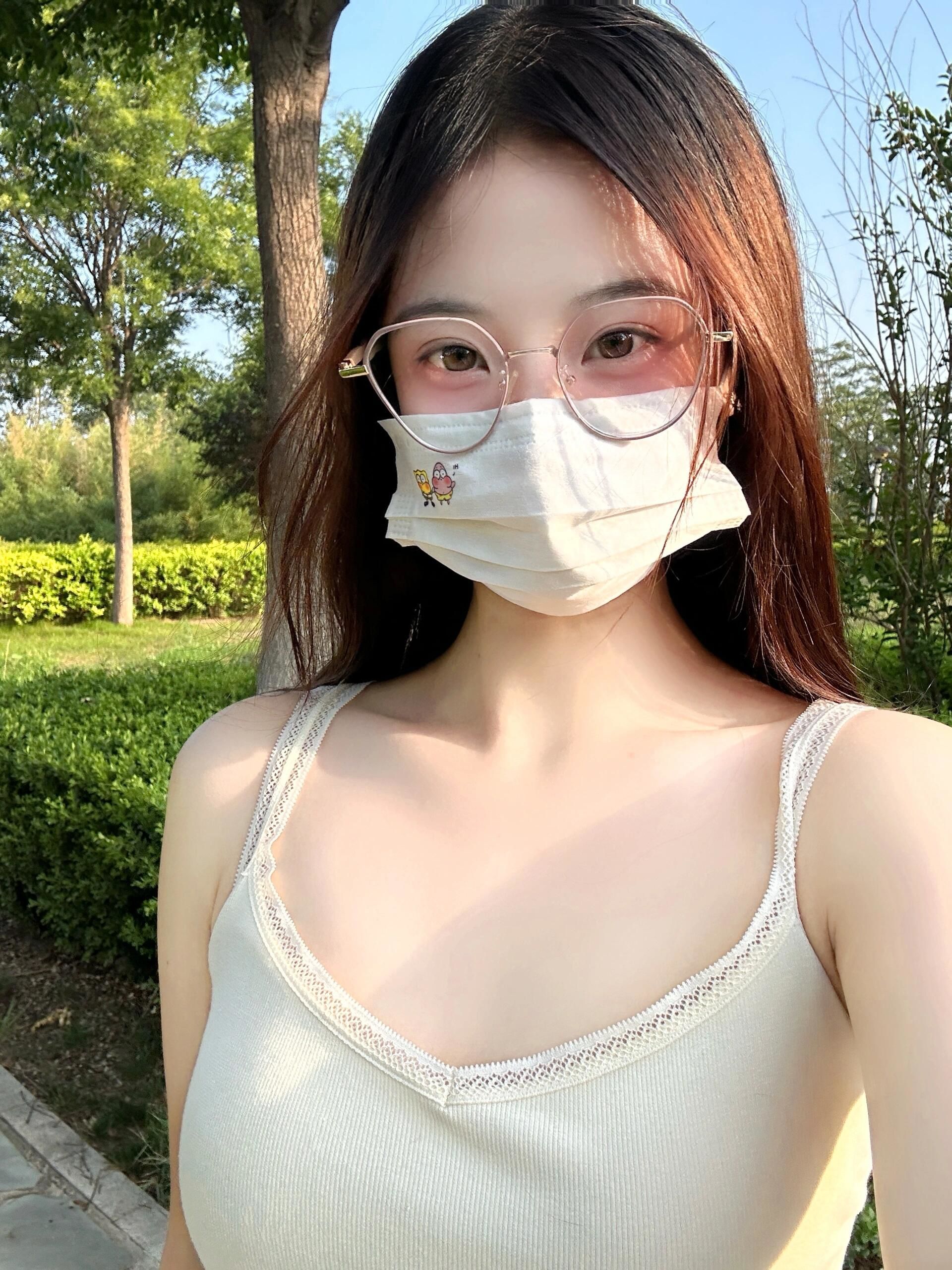 清新简约～白色口罩日记