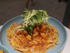 风味烤肠芝士肉酱意粉-简荟厨·西式简餐(花都雅乐城店)