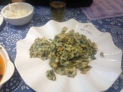 野菜炒鸡蛋-美食村花园餐厅