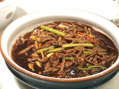 馓子牛肉丝-刘胖子家常菜·蹄花焖藕(兴业店)