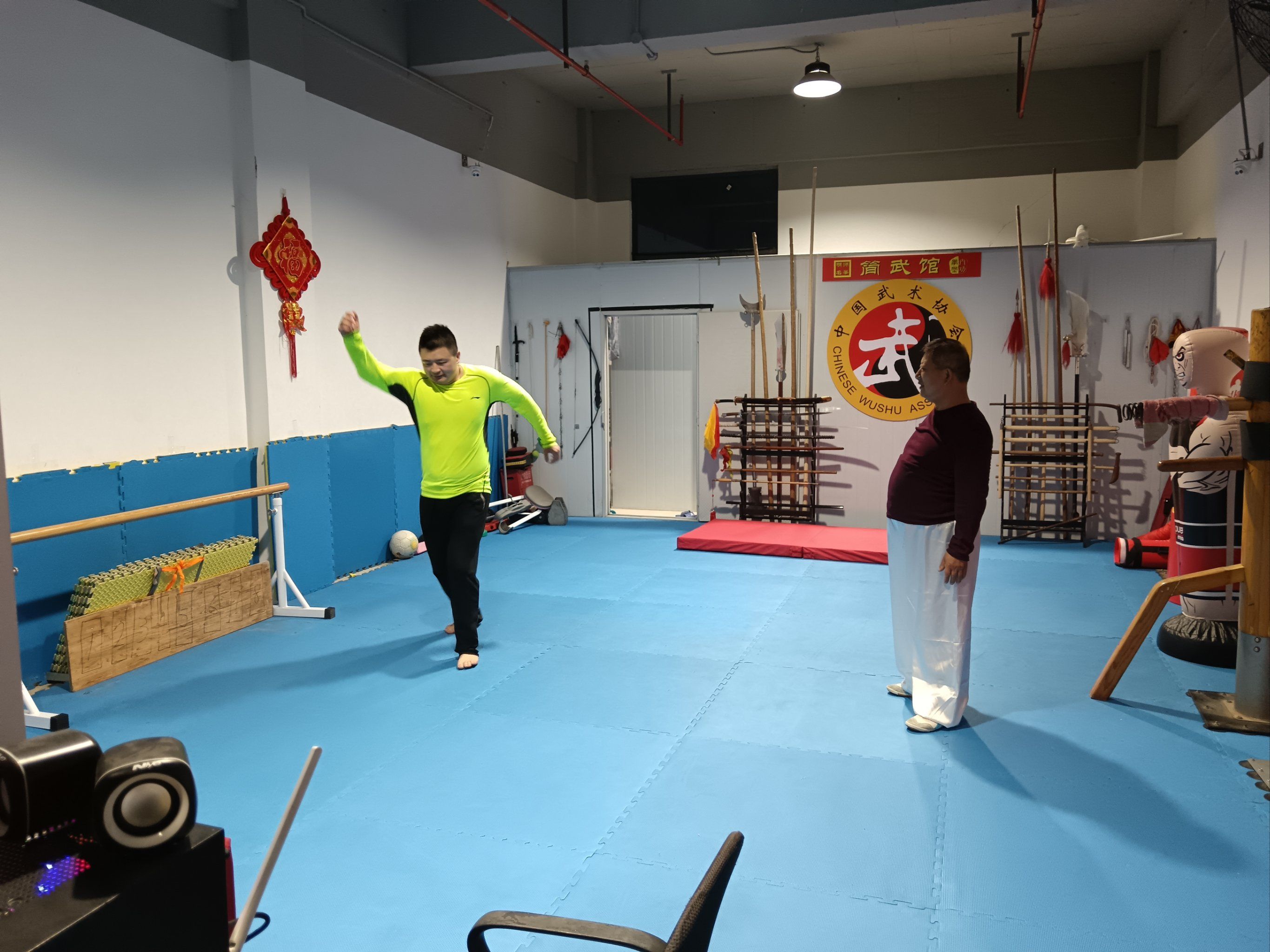 古老的沾衣十八跌在简武馆公开教学