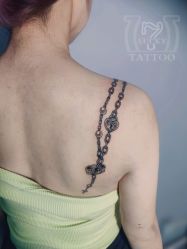 -幸运7纹身刺青Lucky7tattoo