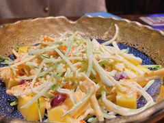 蟹籽芒果沙拉-鸟鹏烧鸟居酒屋(熙龙湾店)