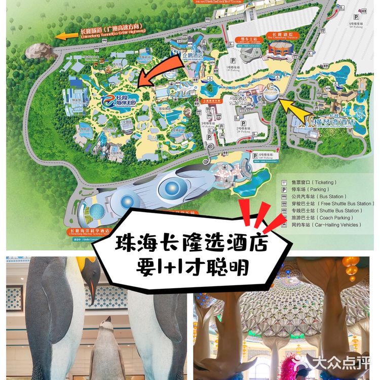 珠海长隆选亲子酒店，🐧+🐬>2
