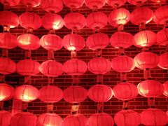 门前灯笼-咸阳湖景区-古渡公园