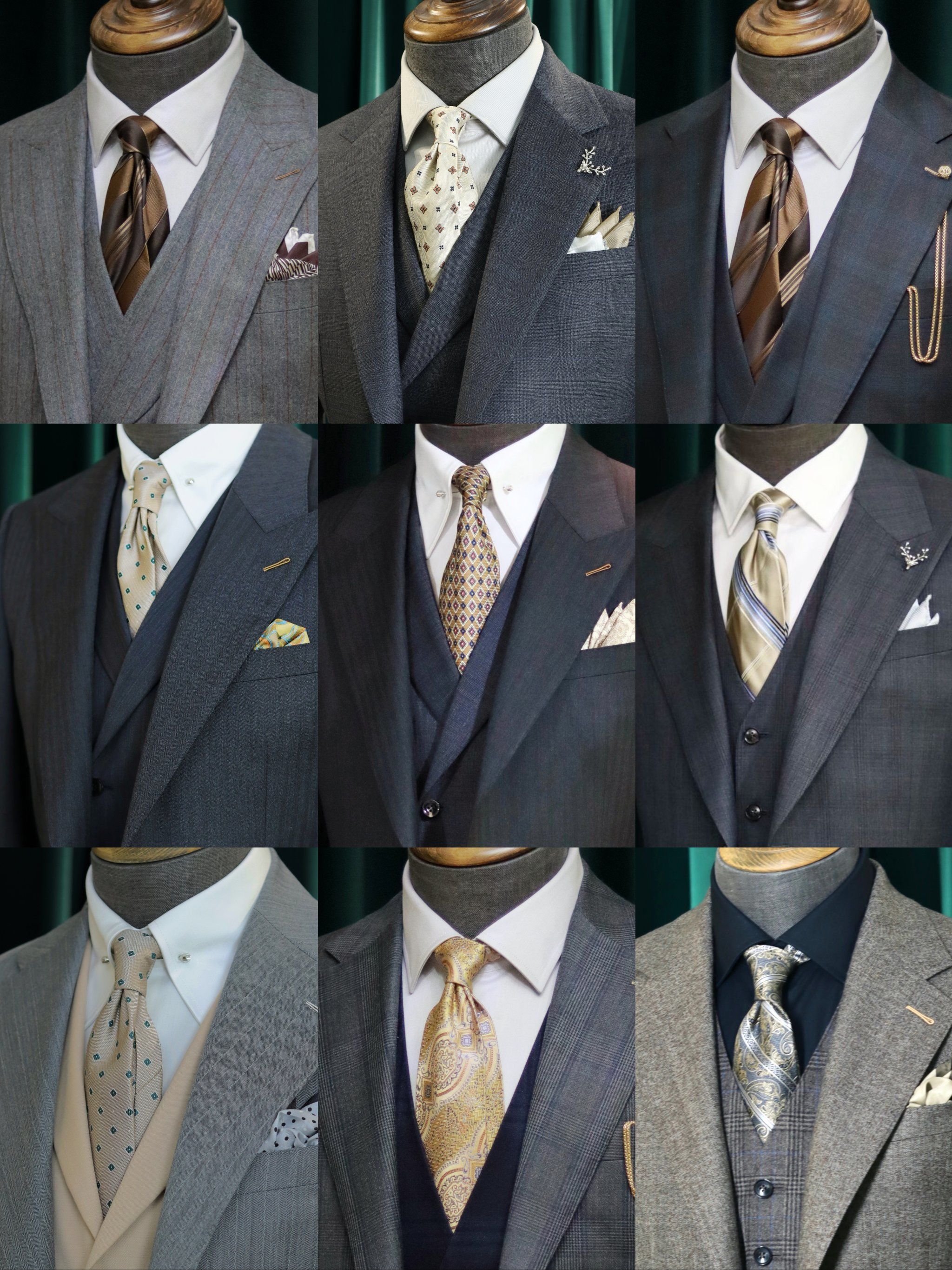 【西装领带搭配】