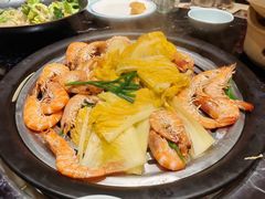 清蒸本地盐旺虾-三个渔夫·蒸汽海鲜(万德大厦店)