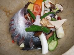 鲜椒紫苏汤锅-云海肴云南菜·蒸汽石锅鱼(龙湖上城店)