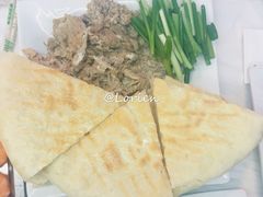 虾酱大饼-渔民船说·北塘海鲜·天津菜·海肠捞饭(北塘古镇店)