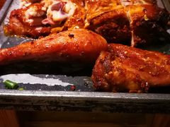 烤鸡烤肉双拼-绿茶餐厅(华联万柳店)