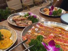 -明洞阿姨·韩式酱蟹烤肉·创意料理(三元桥店)