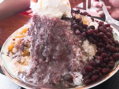 火山红豆牛奶冰-鲜芋仙(罗斯福店)