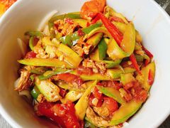 西葫芦炒肉拌-日上三甘(三里屯店)