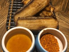 干炸带鱼-老头儿真传-老头儿油爆虾(胜利河美食街店)