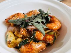 九层塔三杯大明虾-宴南庭·闽味私房菜
