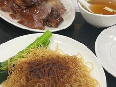斗门靓虾籽捞银丝面-丽的面家(多宝路店)