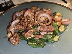 惹味秋葵煎牛肉粒-陶陶居酒家(环市东店)