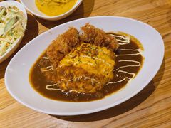 吉列黑豚咖喱蛋包饭-Ufufu cafe(天神巷店)