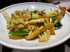 干锅有机花菜-老头儿油爆虾(星光一期店)