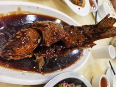罾蹦鲤鱼-奥华餐厅·老张记(台基厂店)