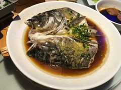剁椒鱼头-绿茶餐厅(松江万达店)