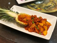 菠萝鸡-刘胖子家常菜·蹄花焖藕(中南店)
