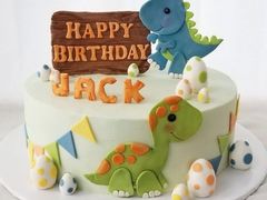 -咖咖熊蛋糕定制·英国蓝风车动物性淡奶油