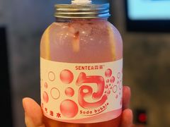 桃桃气泡水-SENTEA森茶(麦地丽日店)
