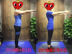 会员训练一个月对比图-能量健身私教工作室(1527店)