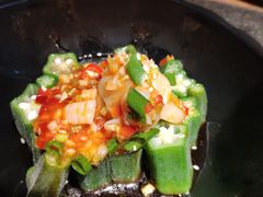 秋葵扇贝丁-听说碳烧蛙(高新万达店)