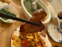 -竹语饭香·原生态农庄·烧鸡·竹筒饭·河鲜(森林海白水寨店)