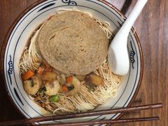 大排素鸡虾仁面-爱家面馆(常州总店)