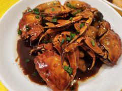 毛蟹炒年糕-鹿港小镇经典老上海菜(长乐路店)