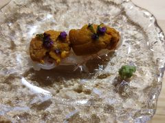 白牡丹虾配海胆-鮨青(恒基名人购物中心店)