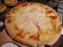 虾仁芝士披萨-那些年记忆烧烤