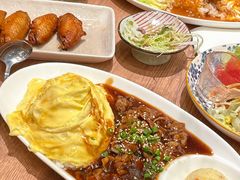 照烧肥牛蛋包饭-玛格萝妮比萨屋(四平店)