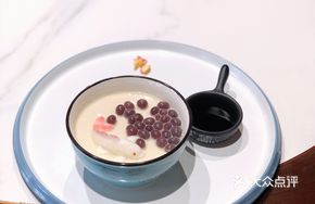 Red Bean Tofu Blossom