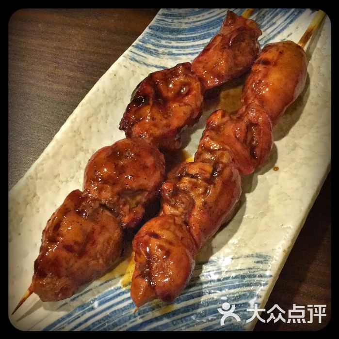 3 (很好)环境2 (好)服务3 (很好)                          酱烤鸡肝