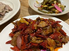 辣皮子小炒黄牛肉-贯贯吉·清真餐厅(浙江中路店)