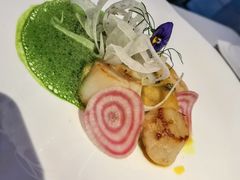 香煎扇贝佐咖喱白花菜泥-王品牛排(珠海富华里店)