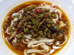 酸豆角肉沫刀削面-晋宝章大同刀削面(和平里店)