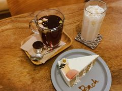 蜜桃乌龙冰淇淋糯米蛋糕-野路甜点铺(松柏路店)
