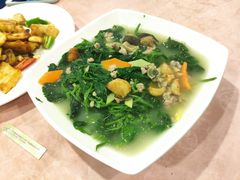 上湯雙蛋浸桑葉-顺德小厨·招牌无骨鱼(广百百货店)