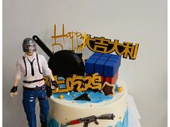 -咖咖熊蛋糕定制·英国蓝风车动物性淡奶油