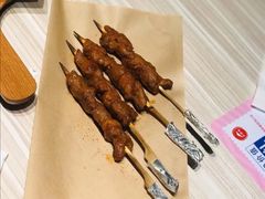 果木香烤猪颈肉串-必胜客(长安店)