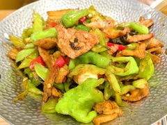 鲍鱼炒黑猪肉-花舍·新派粤菜·西餐·下午茶(亚运村·鸟巢店)