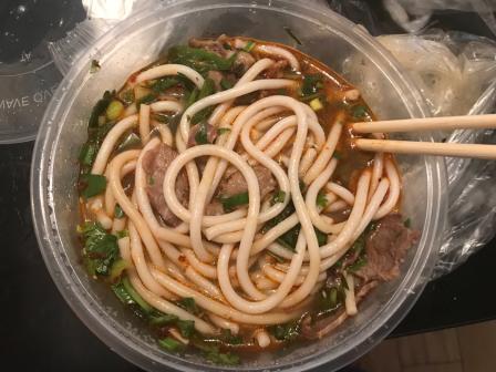 陈记遵义虾子羊肉粉-"这次点的外卖,和堂吃一样,很美味.