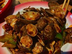 辣炒白蚬子-老姑砂锅·烧烤天津菜(体北道店)
